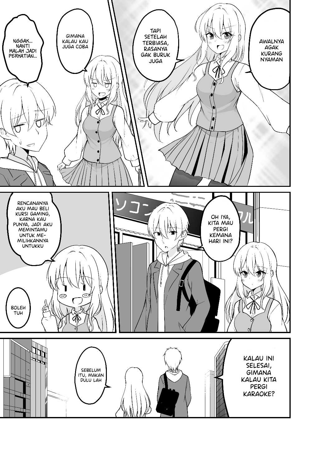 A Boy Who Loves Genderswap Got Genderswapped, so He Acts Out His Ideal Genderswap Girl Chapter 32 Gambar 4