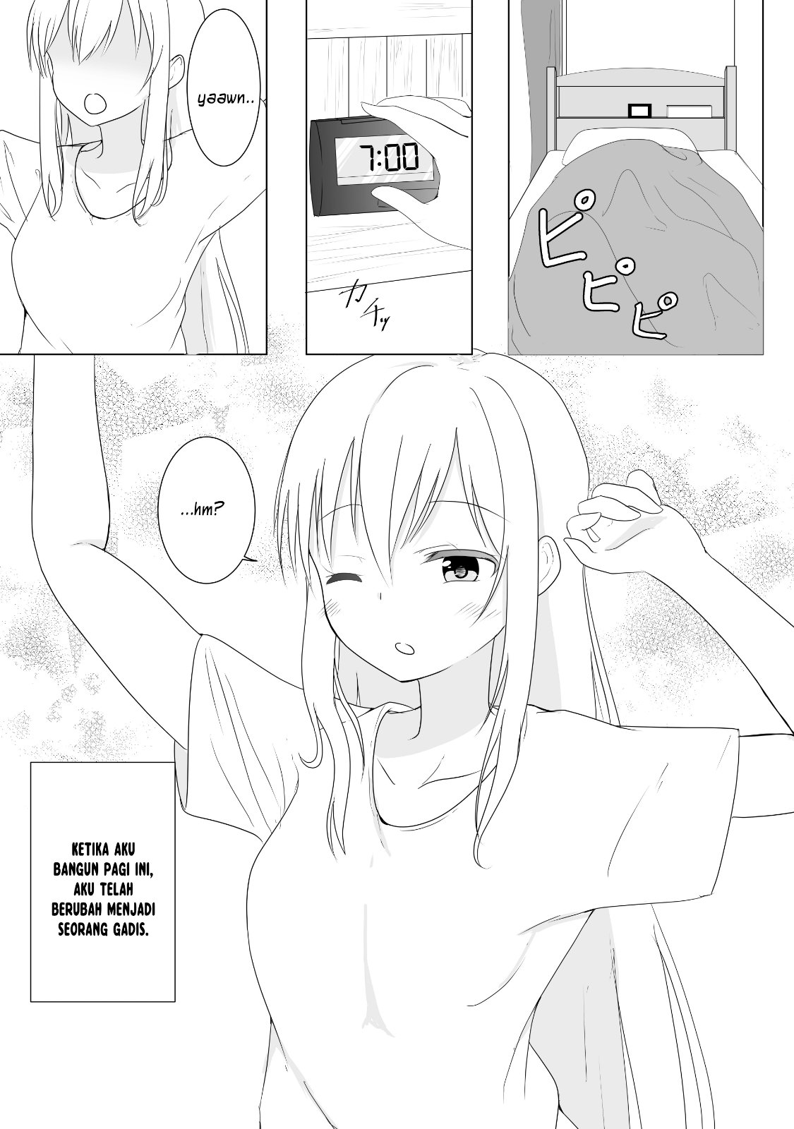 Baca Komik A Boy Who Loves Genderswap Got Genderswapped, so He Acts Out His Ideal Genderswap Girl Chapter 1 Gambar 1