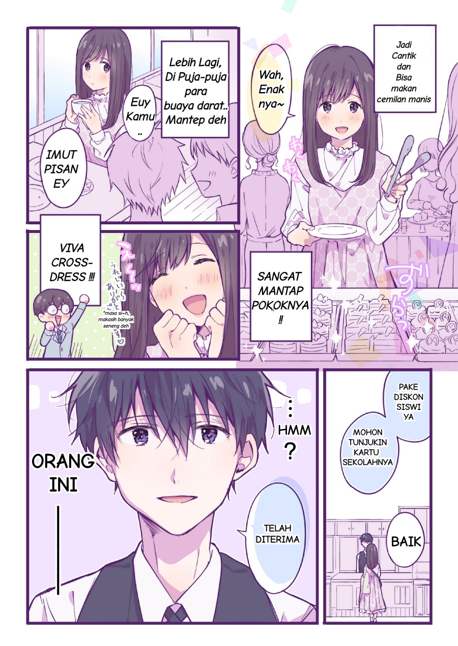 A First-Year High School Boy Whose Hobby Is Cross-Dressing Chapter 1 Gambar 3