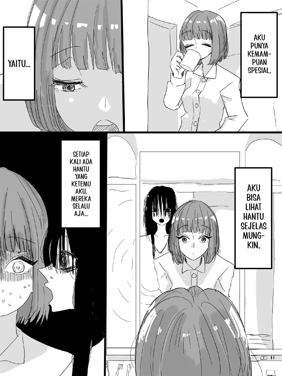 Baca Komik A Girl That Can See Ghosts Chapter .1 - Tamat Gambar 1