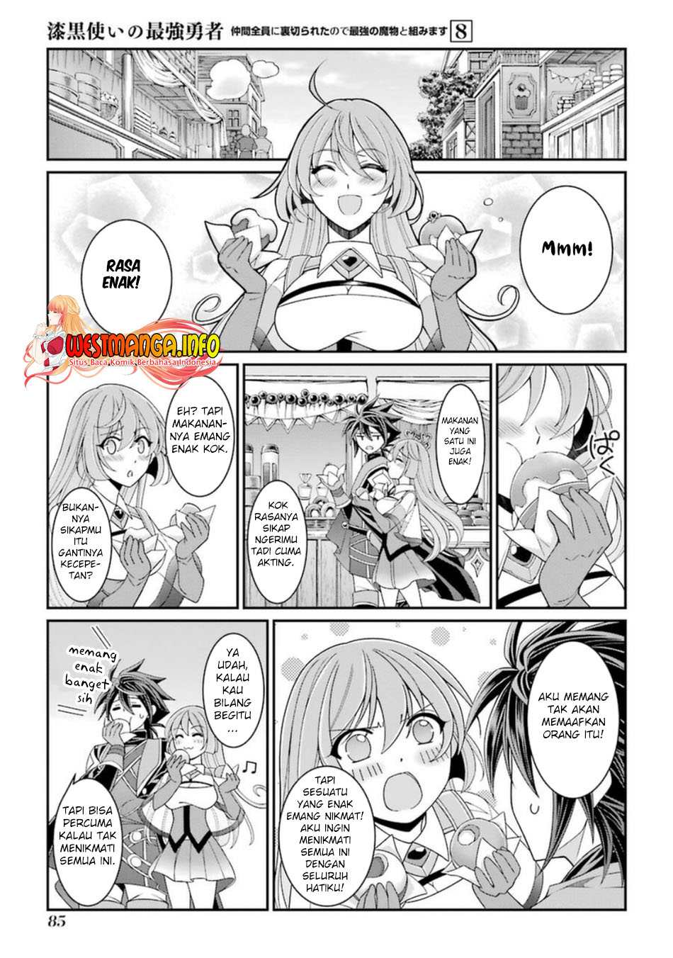 Shikkoku tsukai no saikyo yusha nakama zen’in ni uragira retanode saikyo no mamono Chapter 40 Gambar 22