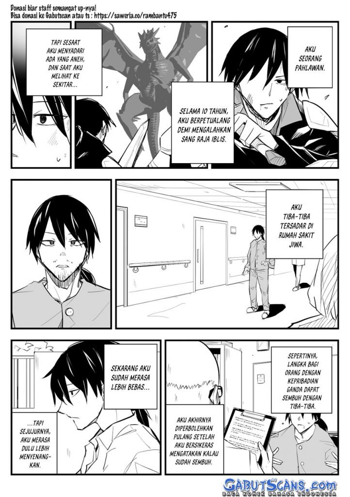 Baca Manga A Hero With a Dissociative Disorder Chapter .1 - Tamat Gambar 2