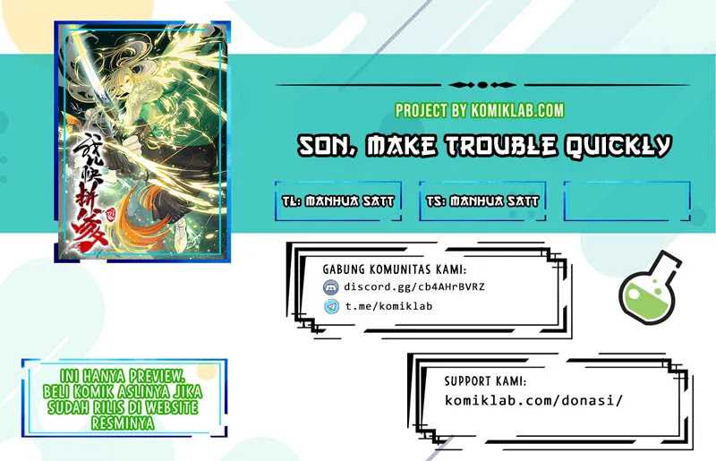 Baca Komik Son, Make Trouble Quickly  Chapter 16 Gambar 1