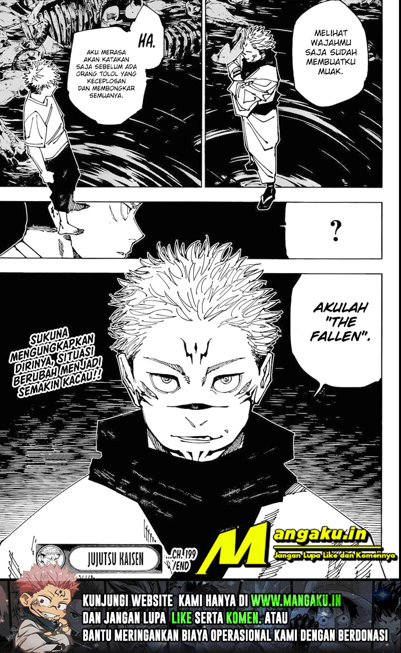 Jujutsu Kaisen Chapter 199 Gambar 20