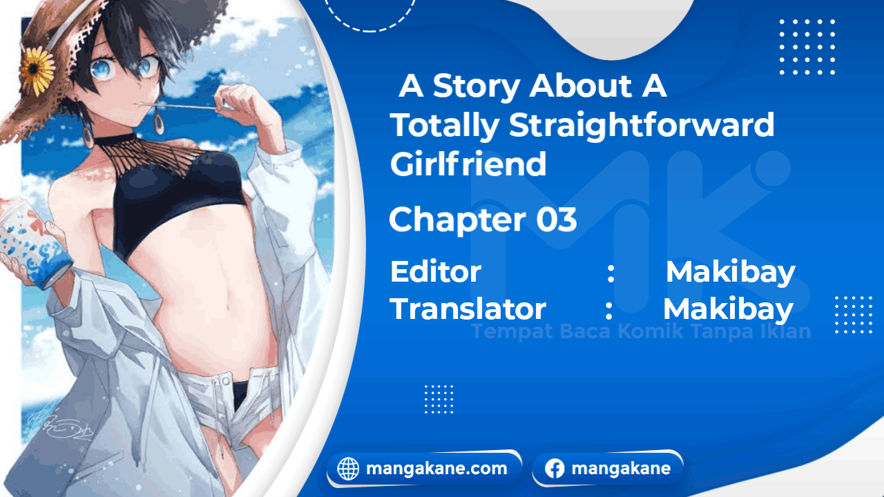 Baca Komik A Story About A Totally Straightforward Girlfriend Chapter 3 Gambar 1