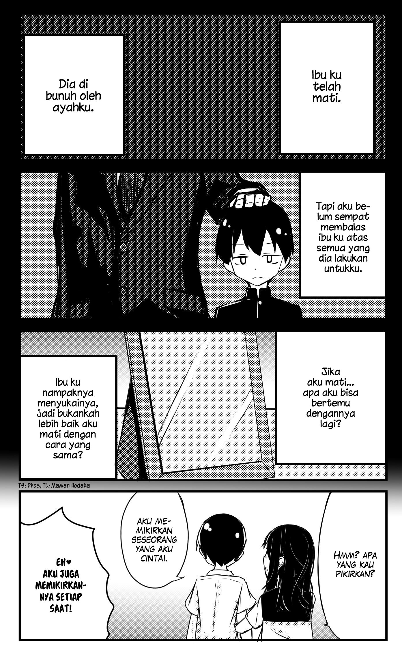 Baca Komik A Story About Wanting To Commit Suicide, But It’s Scary So I Find A Yandere Girl To Kill Me, But It Doesn’t Work Chapter 7 Gambar 1