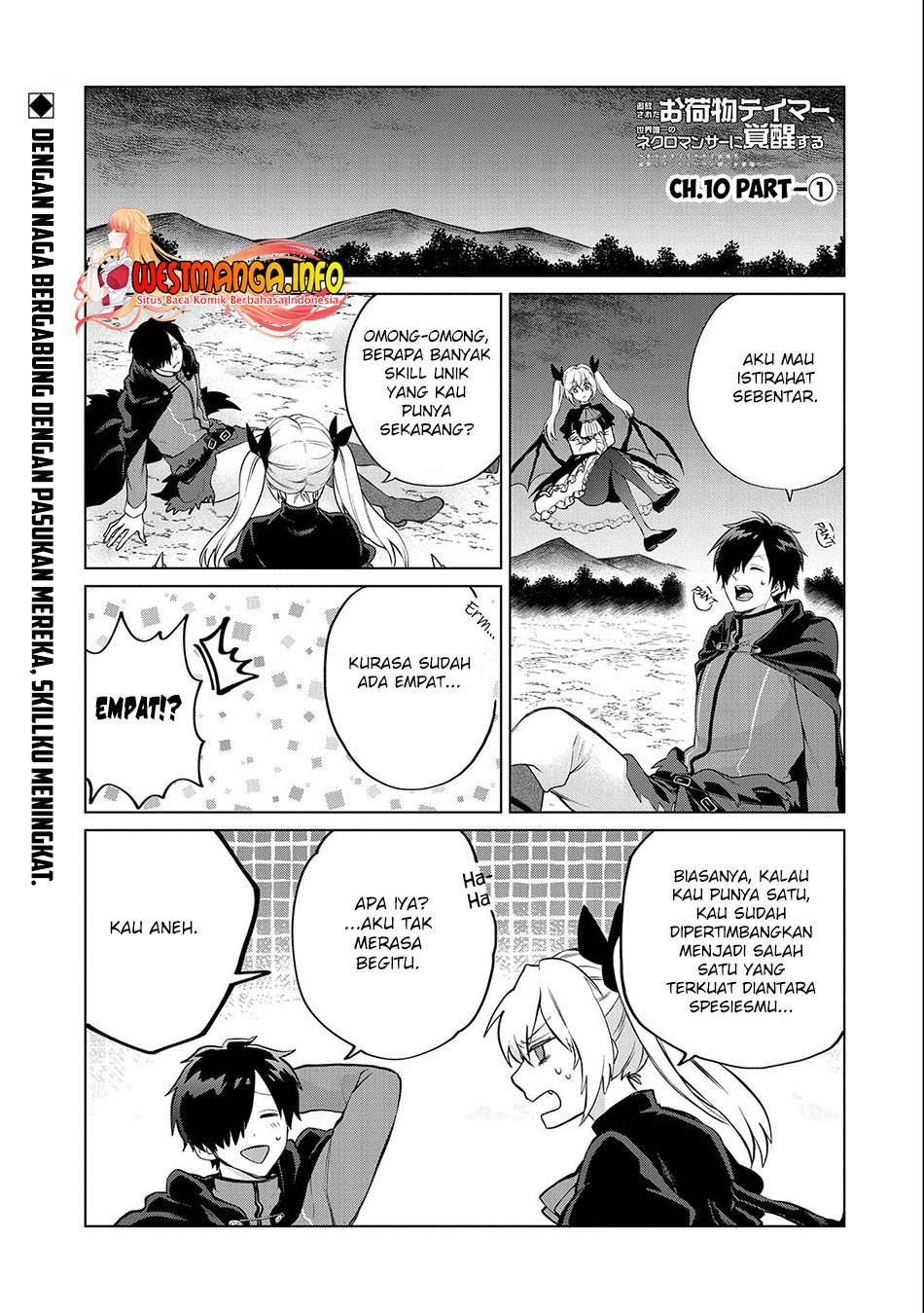 Baca Manga Tsuihou Sareta Onimotsu Tamer, Sekai Yuiitsu No Necromancer Ni Kakusei Suru: Ariamaru Sono Chikara D Chapter 10.1 Gambar 2