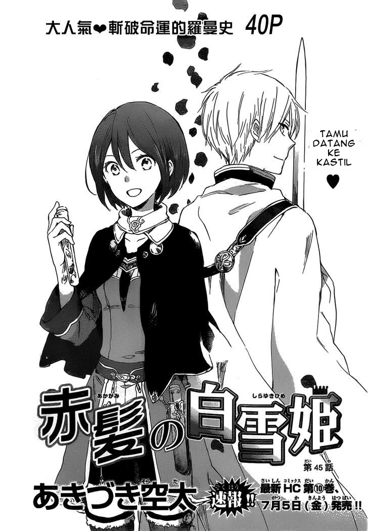 Akagami no Shirayukihime Chapter 45 Gambar 6