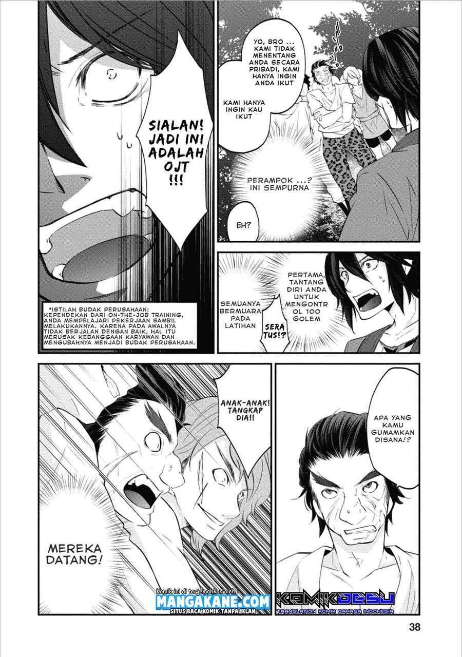 Arafoo Shachiku no Golem Master Chapter 2 Gambar 9