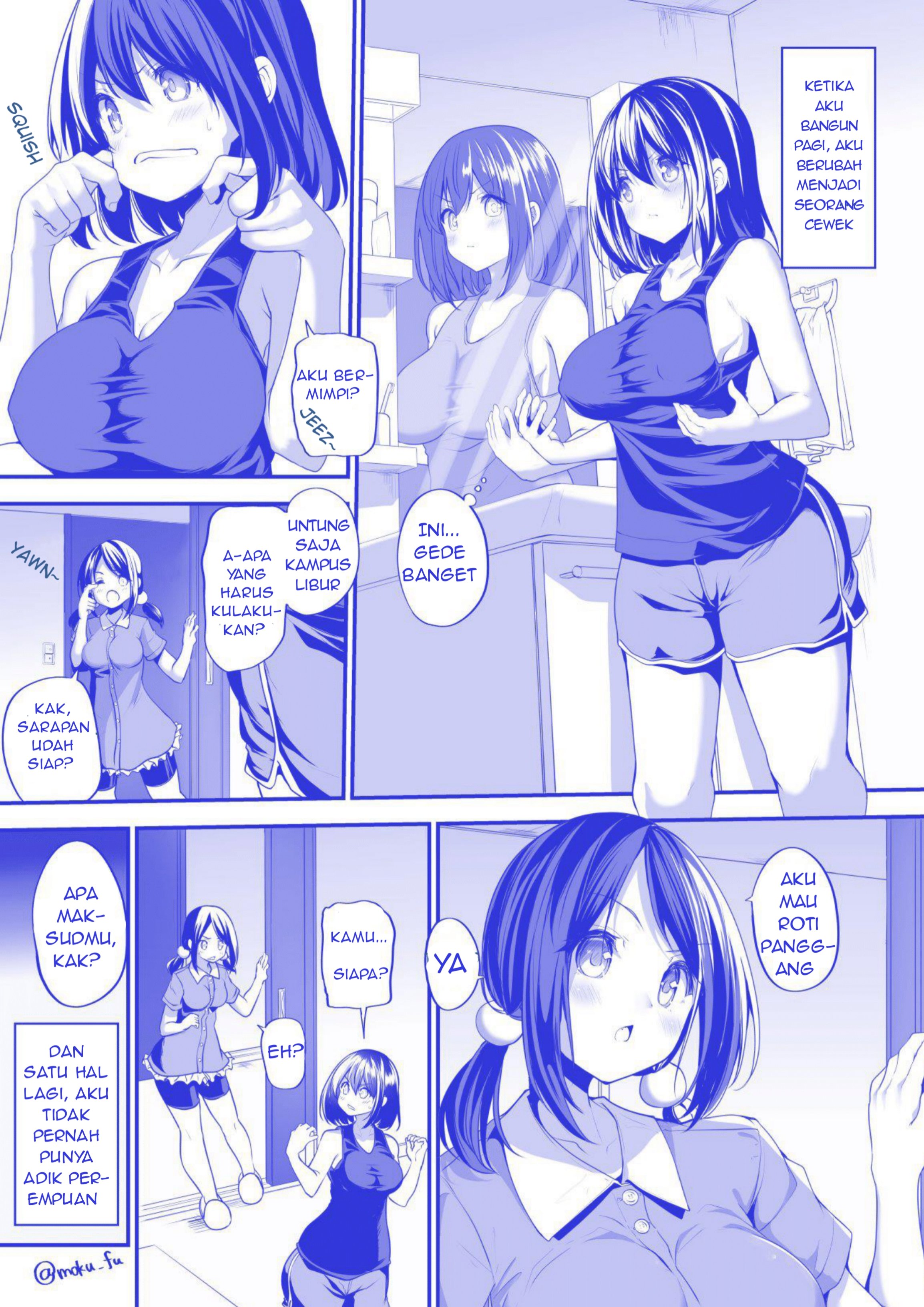 Baca Komik Asa Okitara Onnanoko ni Natteta Manga Chapter 1 Gambar 1