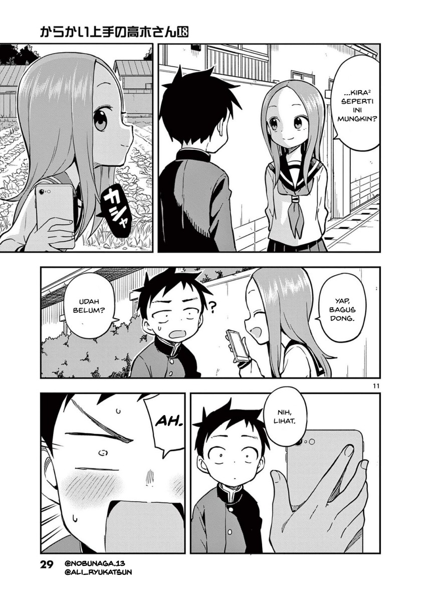 Karakai Jouzu no Takagi-san Chapter 156 Gambar 12