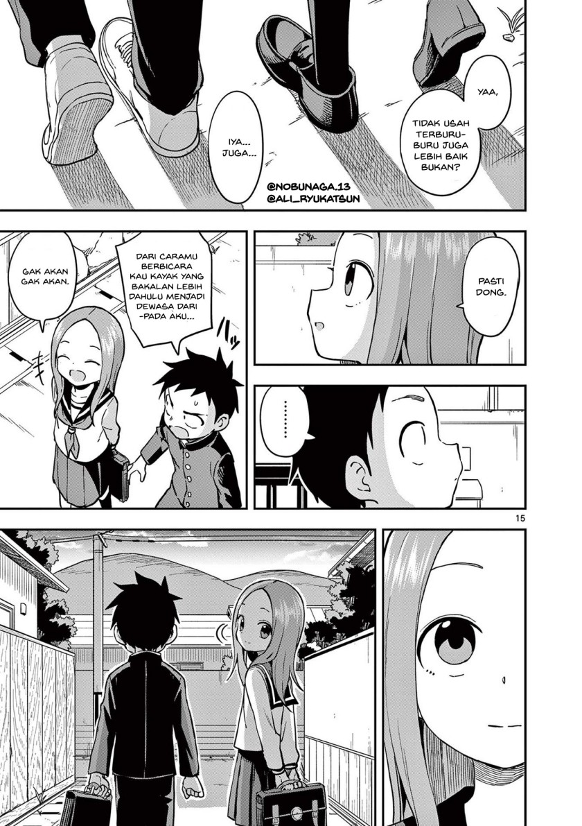 Karakai Jouzu no Takagi-san Chapter 156 Gambar 16