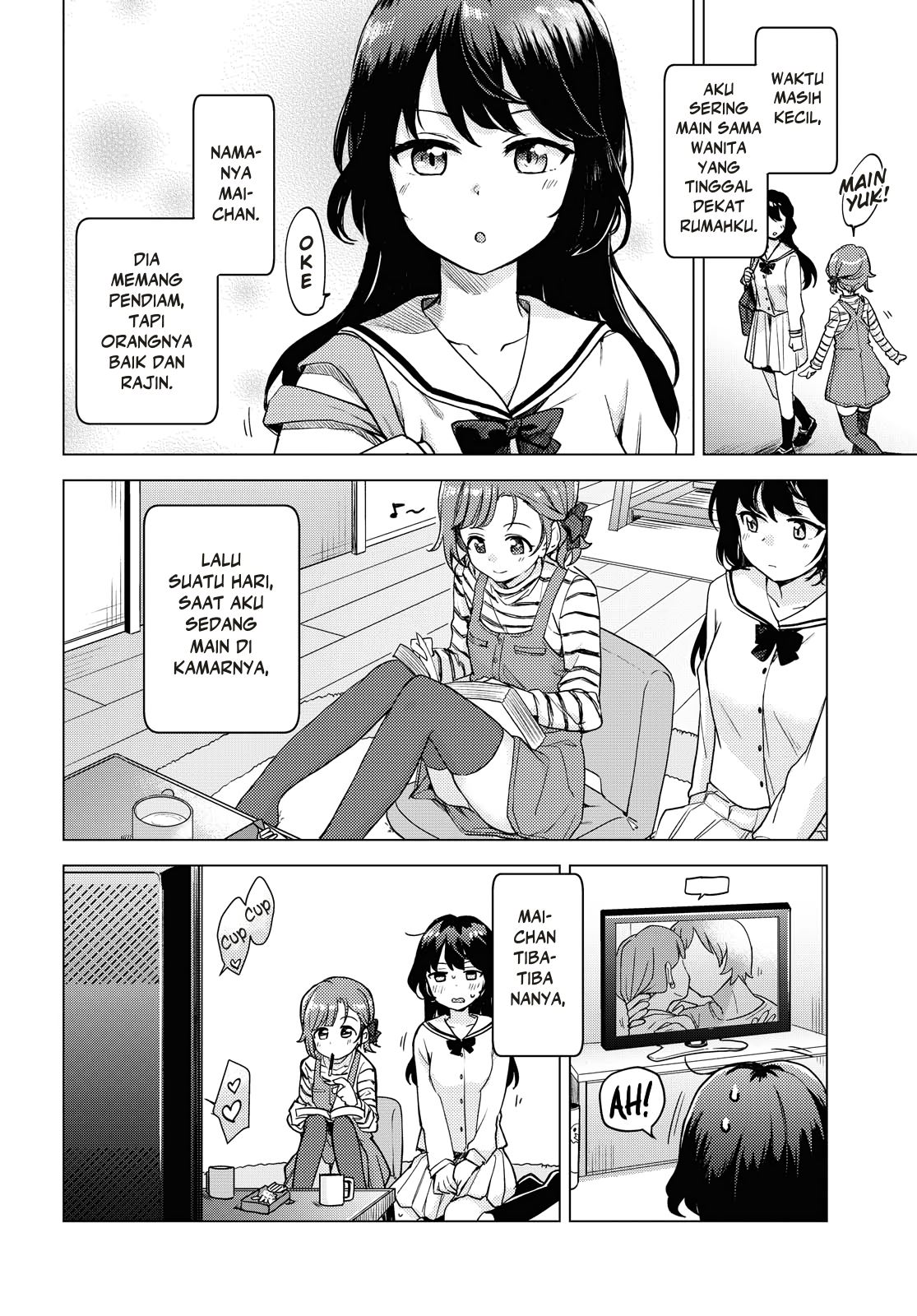 Asumi-chan wa Les Fuuzoku ni Kyoumi ga Arimasu! Chapter 1 Gambar 6