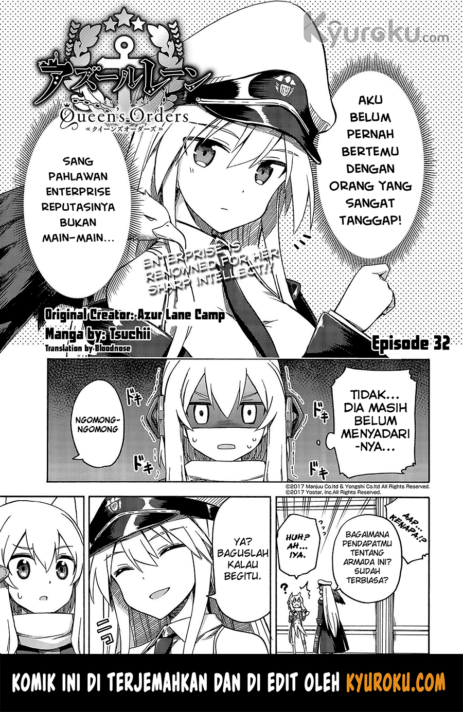 Baca Komik Azur Lane Queen's Orders Chapter 32 Gambar 1