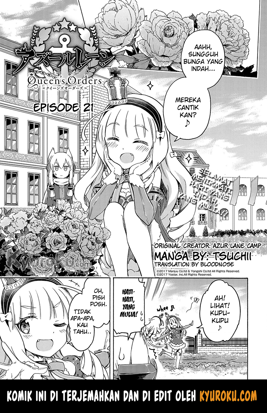 Baca Komik Azur Lane Queen's Orders Chapter 21 Gambar 1