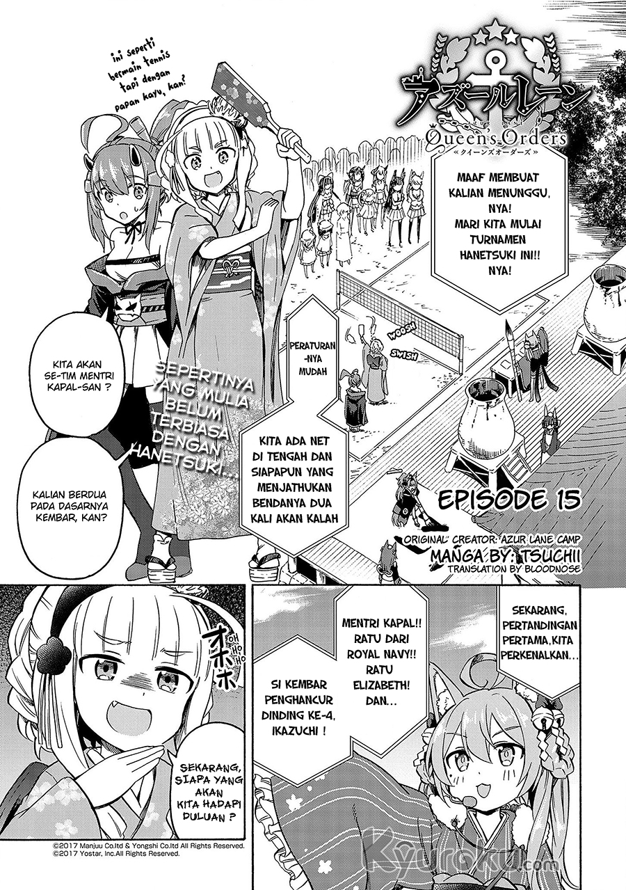 Baca Komik Azur Lane Queen's Orders Chapter 15 Gambar 1