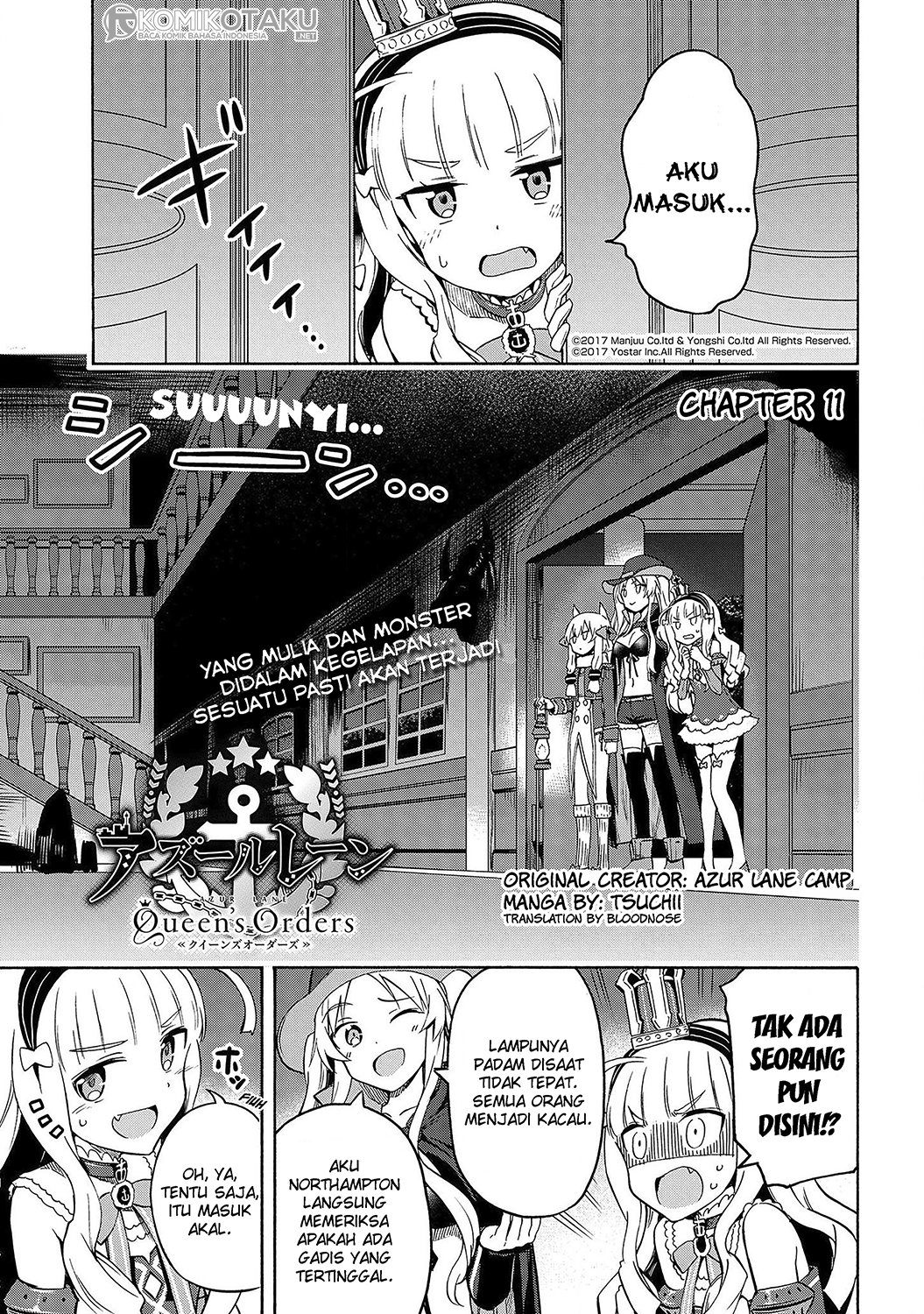 Baca Komik Azur Lane Queen's Orders Chapter 11 Gambar 1