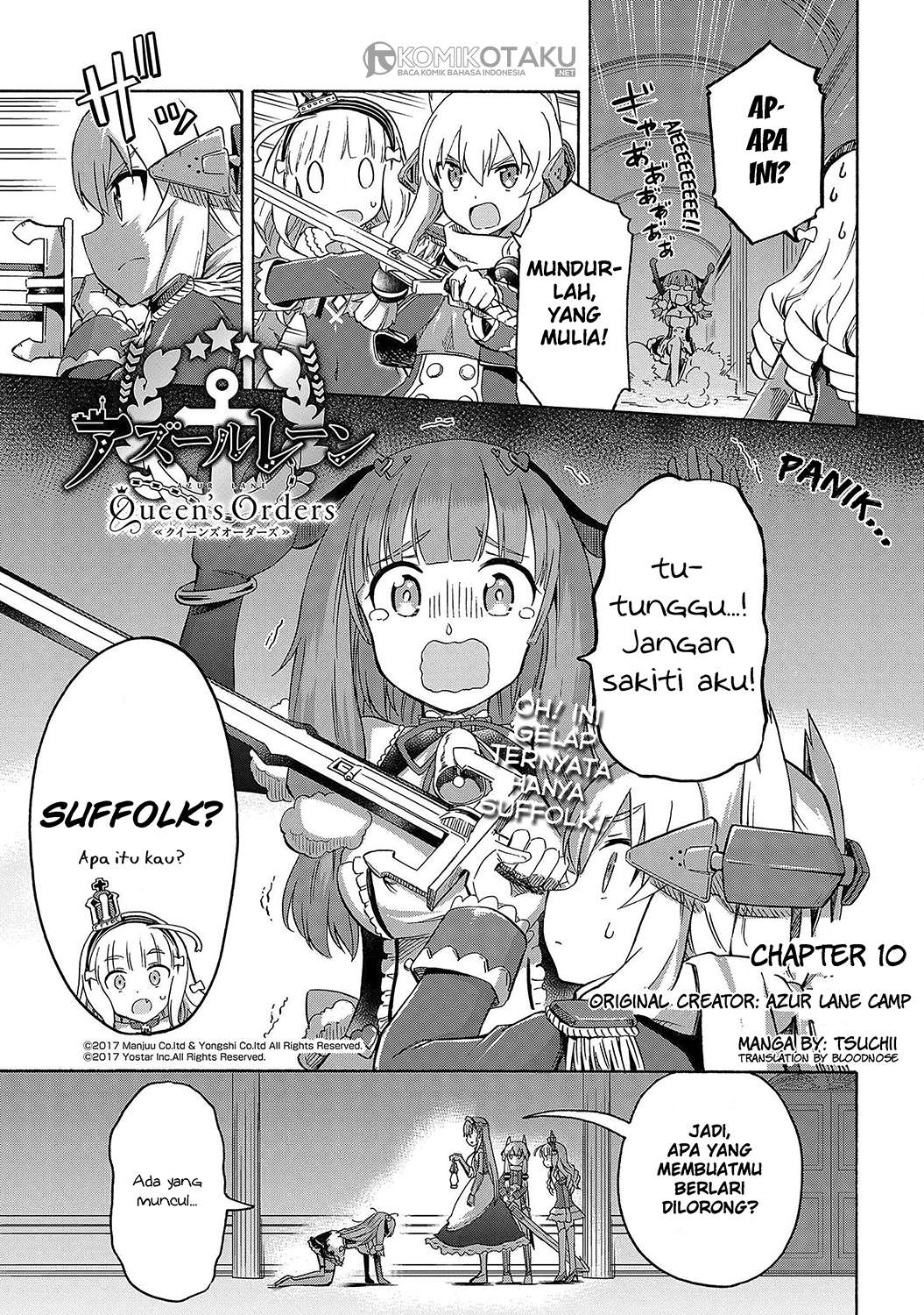 Baca Komik Azur Lane Queen's Orders Chapter 10 Gambar 1