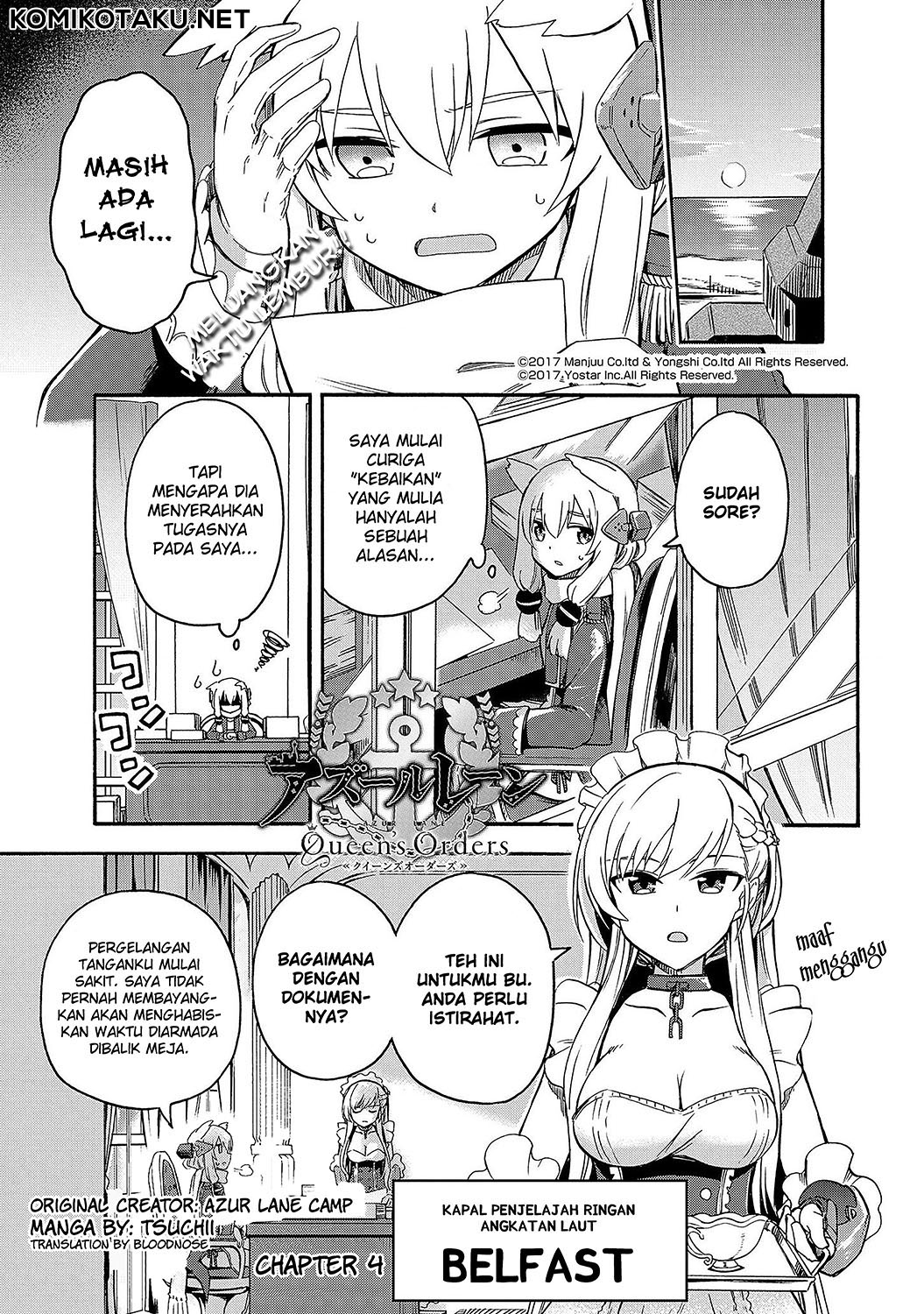 Baca Komik Azur Lane Queen's Orders Chapter 4 Gambar 1