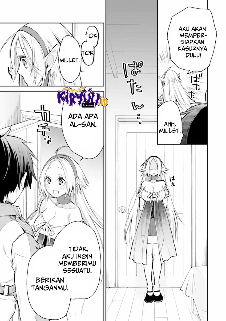 Saikyou no Madoshi. Hisa ni Ya wo Ukete Shimatta no de Inaka no Eihei ni Naru Chapter 26.2 Gambar 15