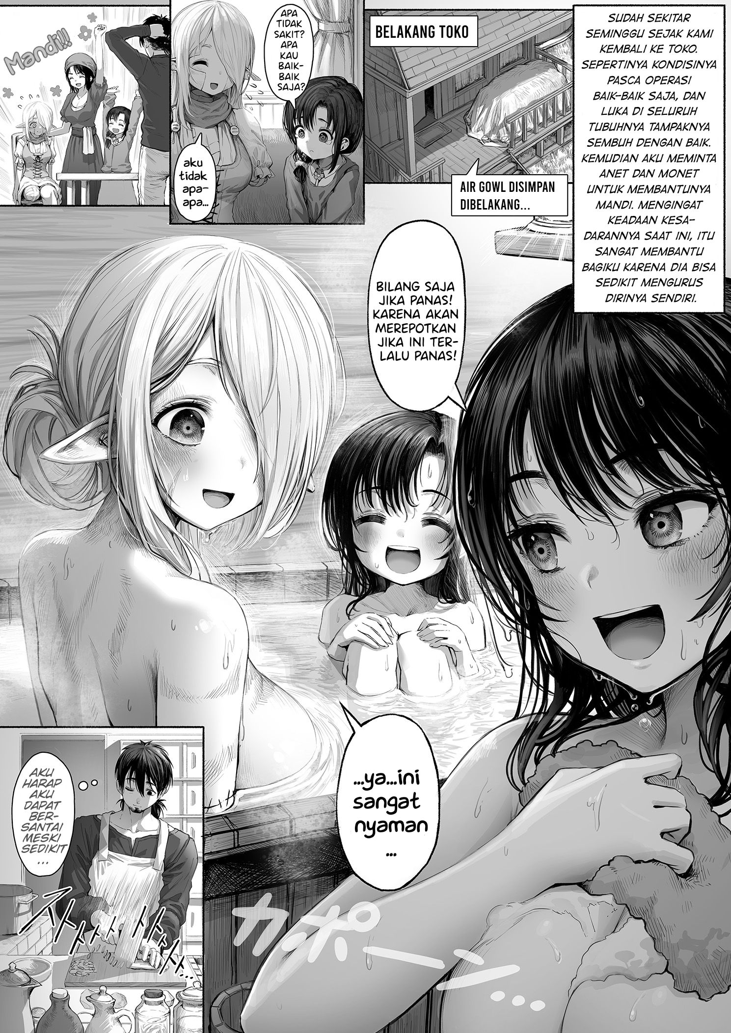 Baca Komik Boroboro no Elf-san o shiawaseni suru kusuri uri-san Chapter 41 Gambar 1