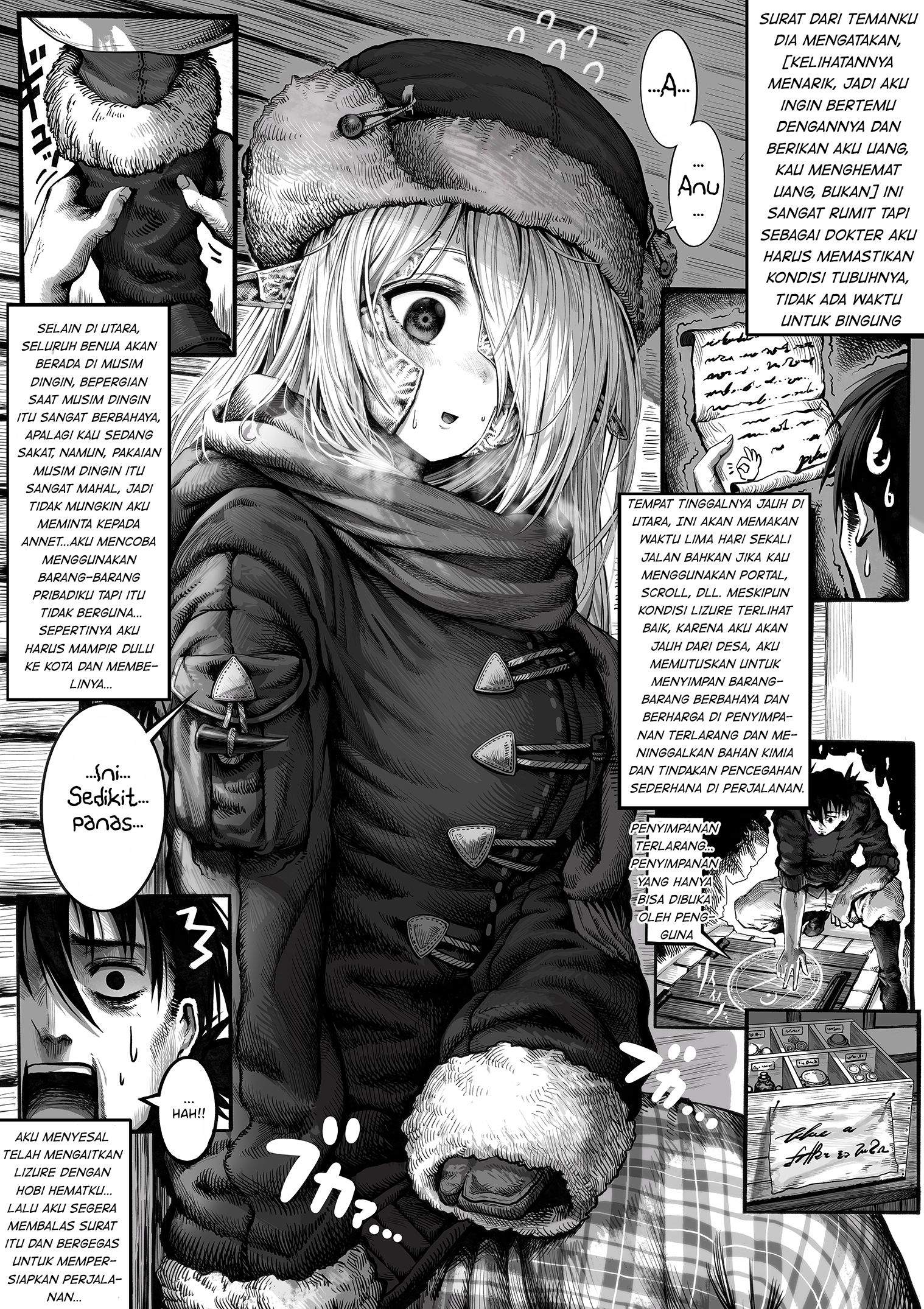 Baca Komik Boroboro no Elf-san o shiawaseni suru kusuri uri-san Chapter 22 Gambar 1