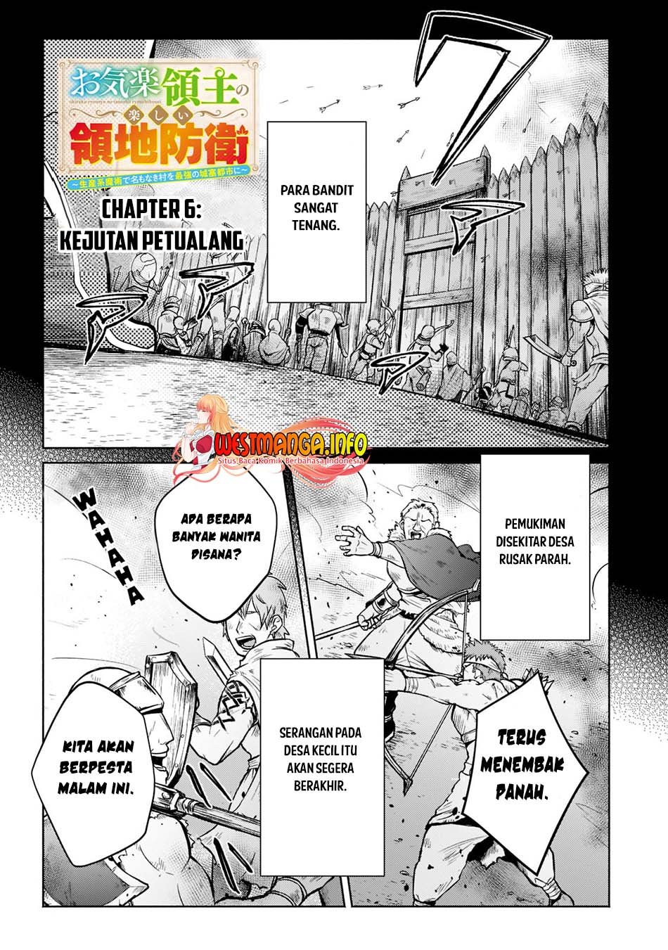 Baca Manga Fun Territory Defense Of The Easy-going Lord ~the Nameless Village Is Made Into The Strongest Fortified City By Production Magic~ Chapter 6 Gambar 2