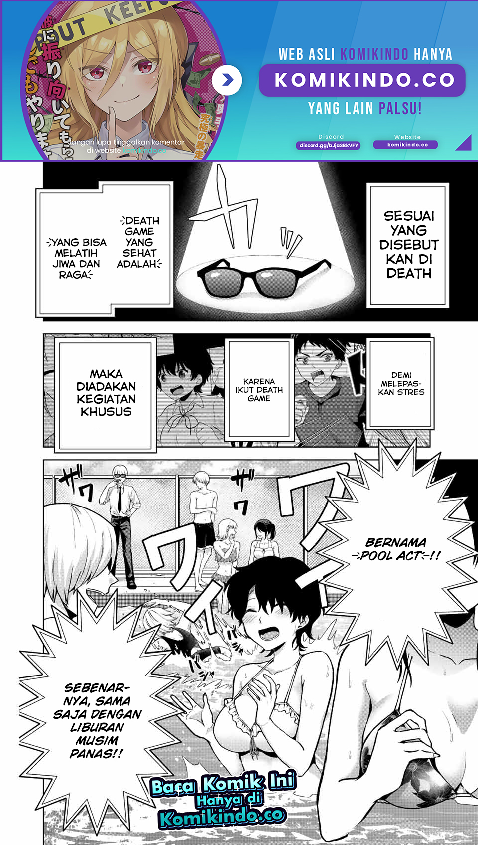 Baca Manga The Death Game Is All That Saotome-san Has Left Chapter 20 Gambar 2