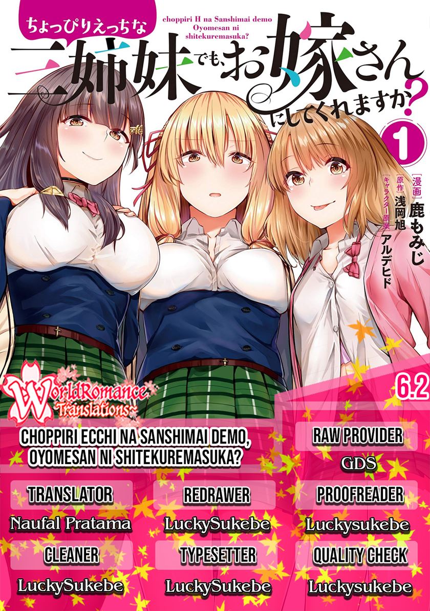 Baca Komik Could You Turn Three Perverted Sisters Into Fine Brides? Chapter 6.2 Gambar 1