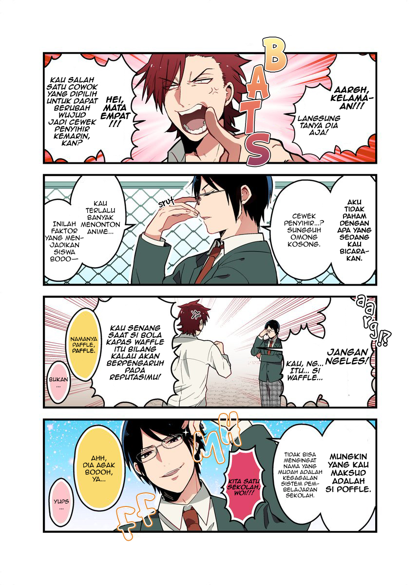 Baca Komik Danshi Koukousei ga Mahou Shoujo ni Naru Hanashi Chapter 17 Gambar 1