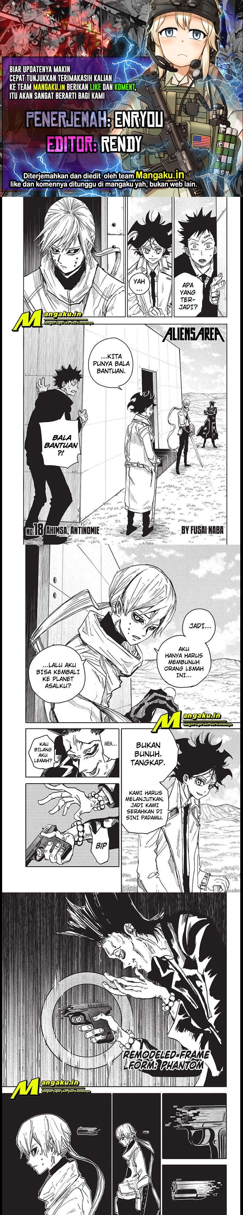 Baca Komik Aliens Area Chapter 18 Gambar 1