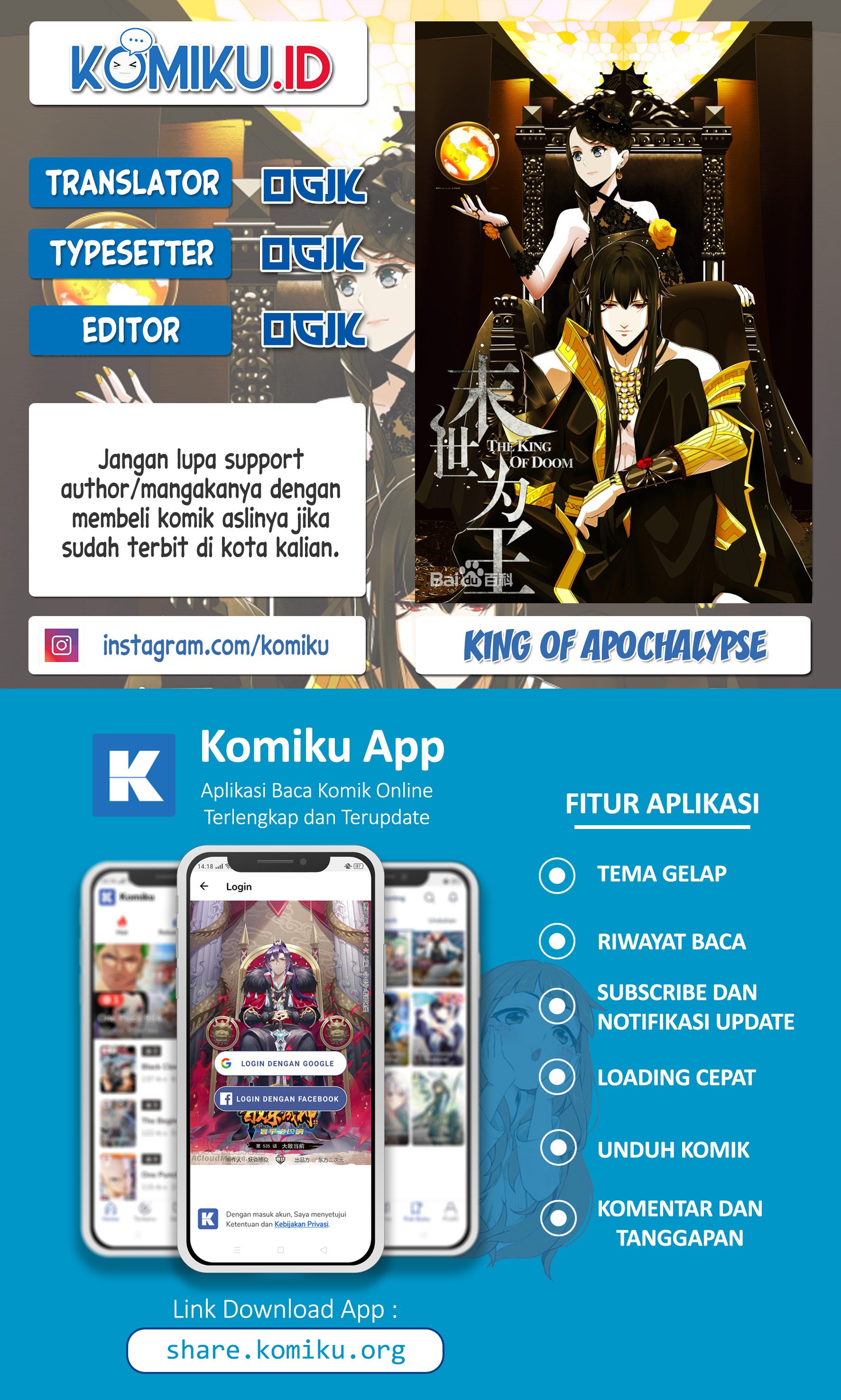 Baca Komik King of Apocalypse Chapter 390 Gambar 1