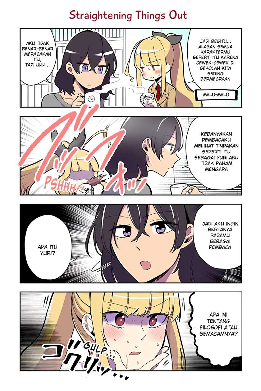 Baca Komik Dokyuusei no Oshi Sakka ni Yuri Mousou ga Bareta Kekka Chapter 6 Gambar 1