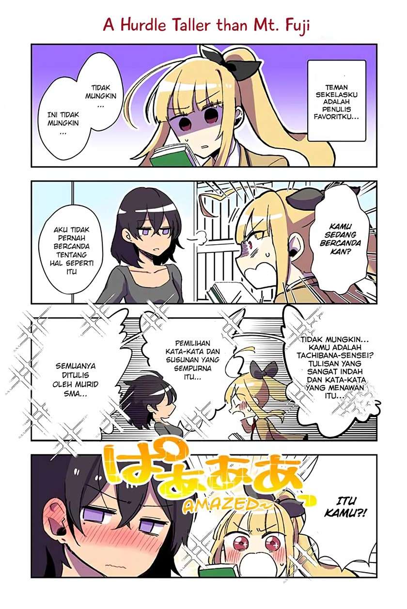 Baca Komik Dokyuusei no Oshi Sakka ni Yuri Mousou ga Bareta Kekka Chapter 4 Gambar 1