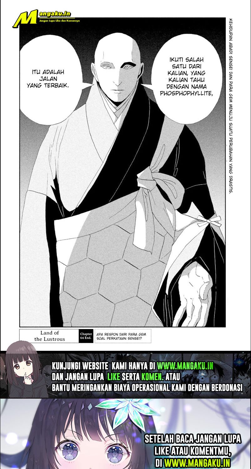 Houseki no Kuni Chapter 64 Gambar 16