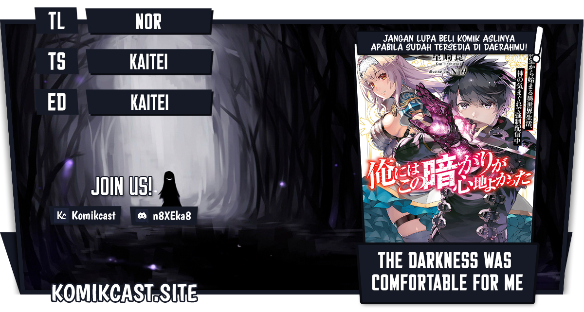 Baca Komik The Darkness was Comfortable for Me Chapter 10 Gambar 1