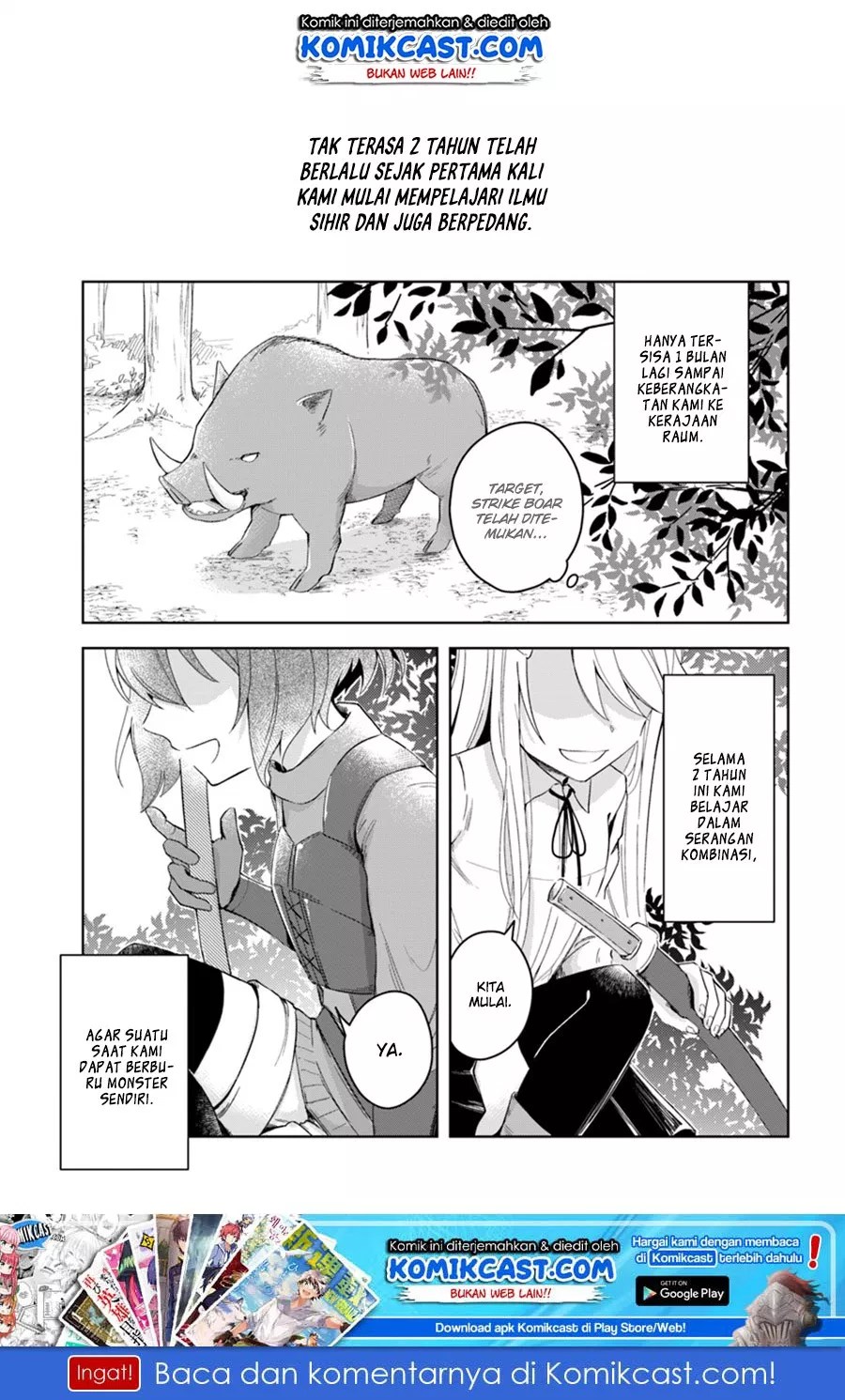Baca Manga Eiyuu no Musume to Shite Umarekawatta Eiyuu wa Futatabi Eiyuu o Mezasu Chapter 6.1 Gambar 2