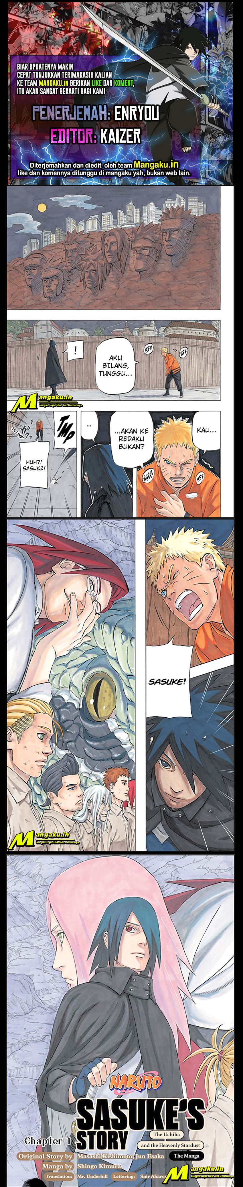 Baca Komik Naruto Sasuke’s Story The Uchiha And The Heavenly Stardust Chapter 1.1 Gambar 1