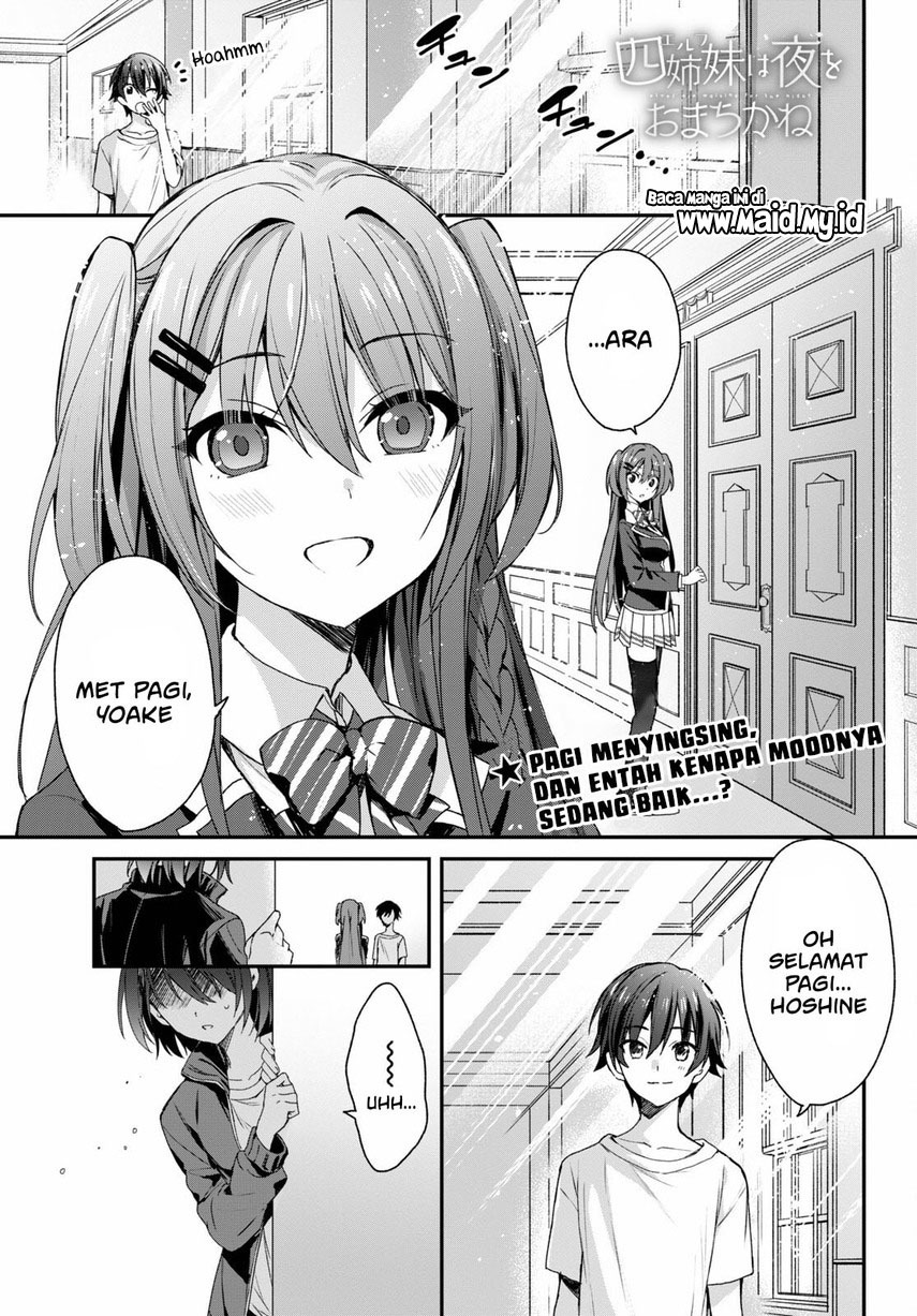 Yonshimai wa Yoru wo Omachikane Chapter 5 Gambar 3