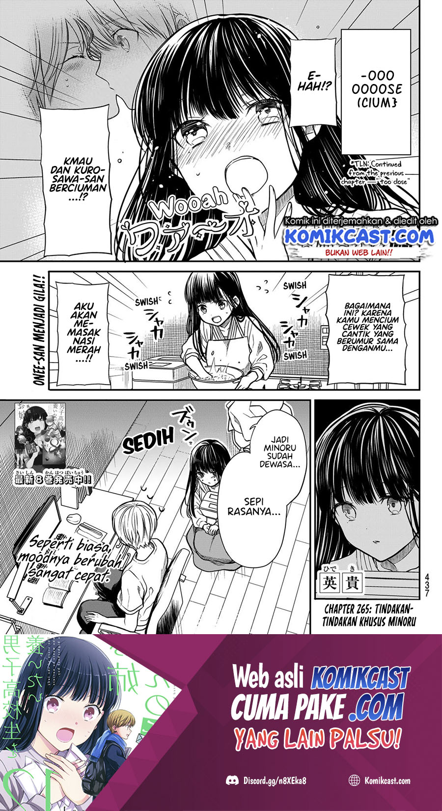 Baca Manga Danshi Koukousei wo Yashinaitai Onee-san no Hanashi Chapter 265 Gambar 2