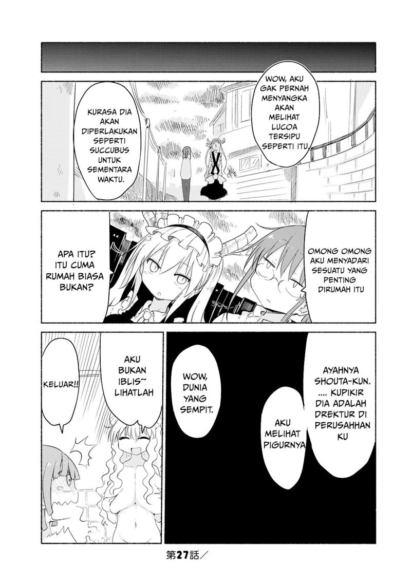 Kobayashi-san Chi no Maid Dragon Chapter 27 Gambar 13