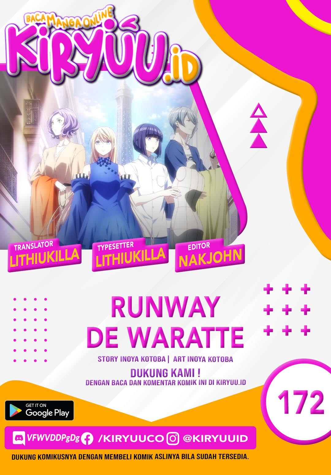 Baca Komik Runway de Waratte Chapter 172 Gambar 1