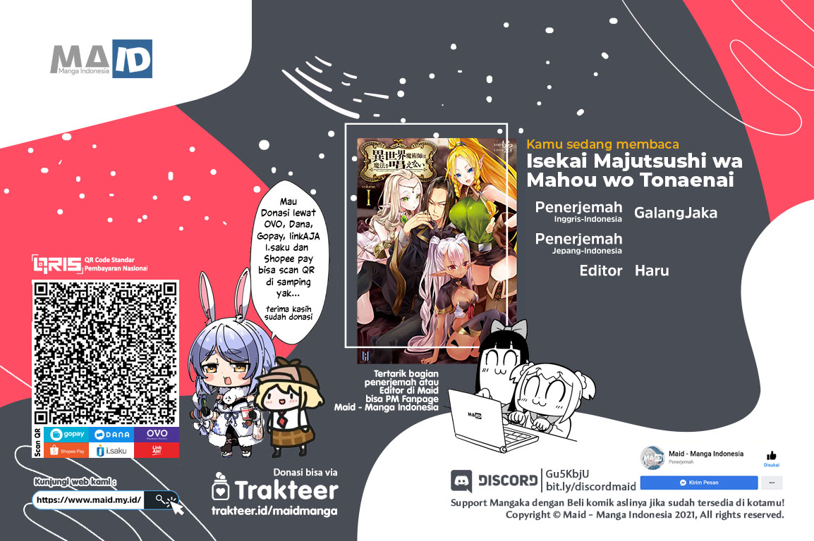 Baca Komik Isekai Majutsushi wa Mahou wo Tonaenai Chapter 7 Gambar 1