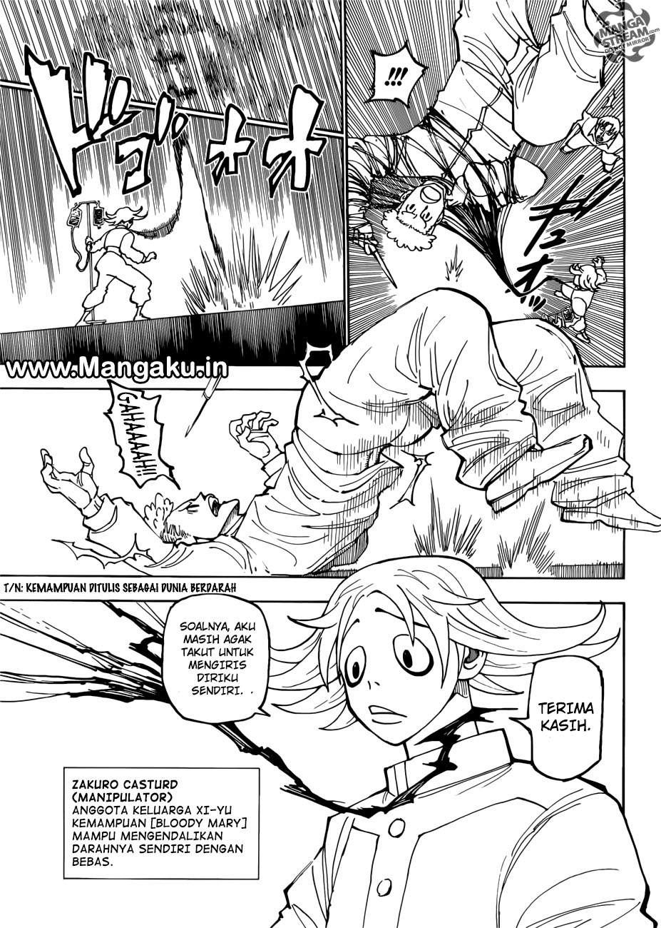 Hunter x Hunter Chapter 390 Gambar 16