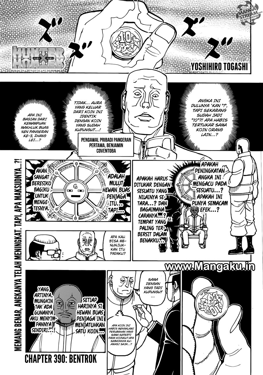 Baca Manga Hunter x Hunter Chapter 390 Gambar 2