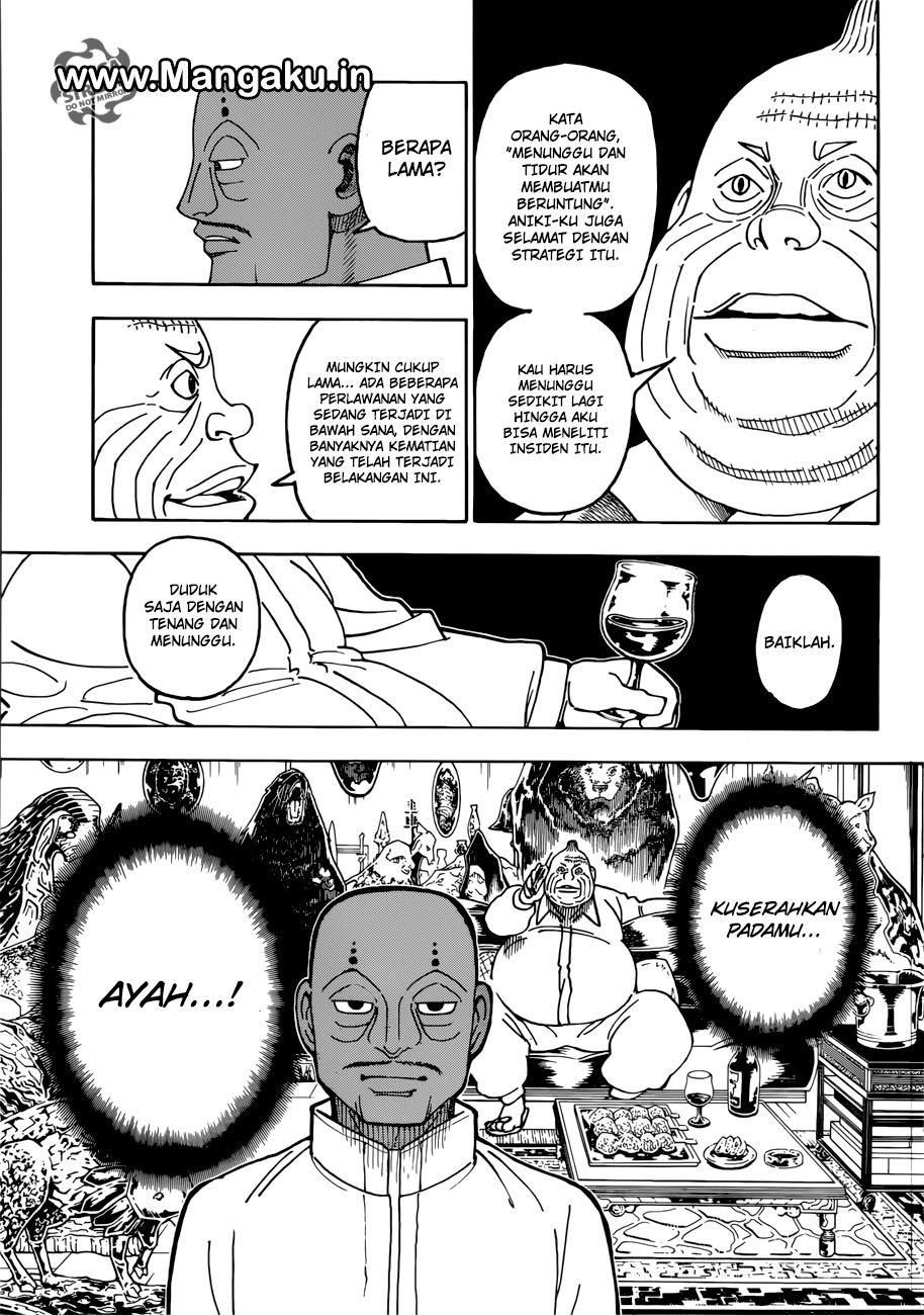 Hunter x Hunter Chapter 390 Gambar 6