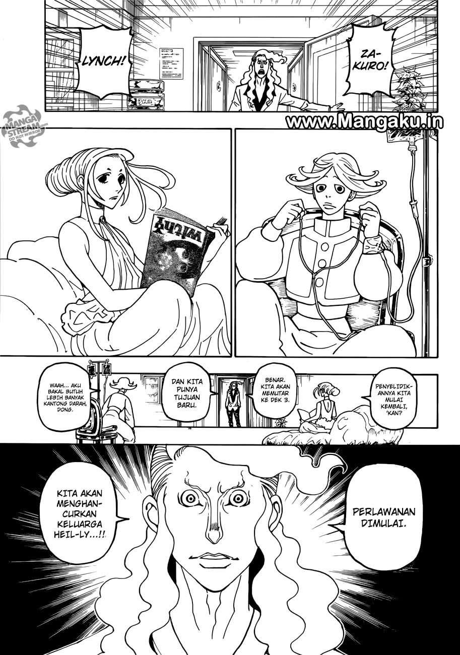 Hunter x Hunter Chapter 390 Gambar 8