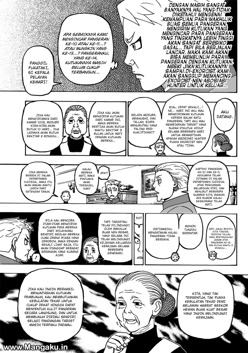 Hunter x Hunter Chapter 389 Gambar 18