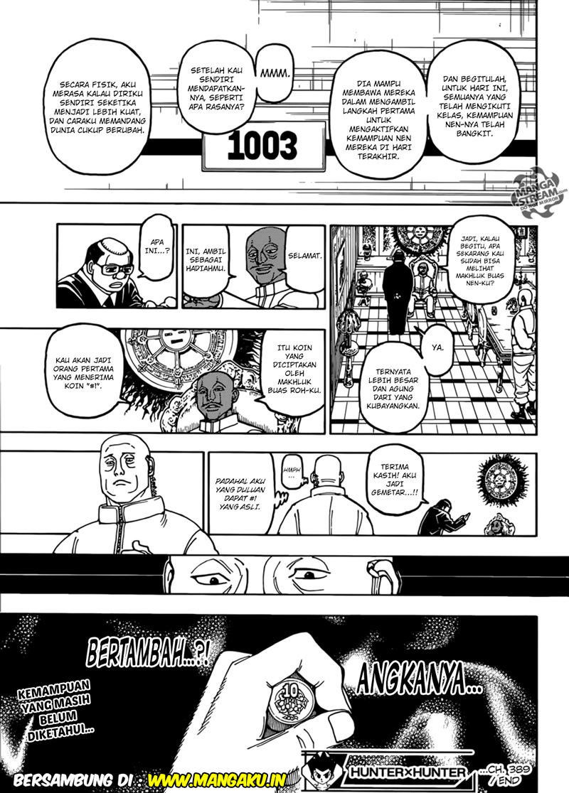 Hunter x Hunter Chapter 389 Gambar 20