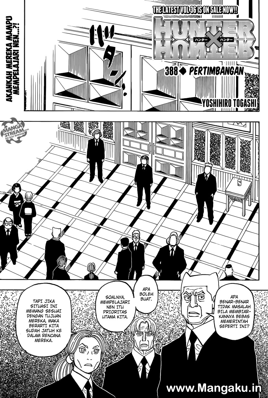 Baca Manga Hunter x Hunter Chapter 388 Gambar 2